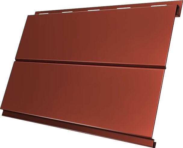 Grand Line Сайдинг Вертикаль line Satin 0,5 мм Ral 8004