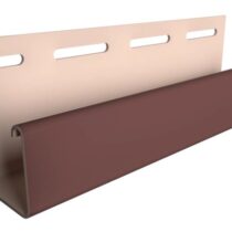 Docke: Фасадный J - профиль 18мм Табачный