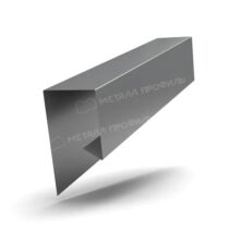 МеталлПрофиль Планка завершающая сложная Pe 0,45 мм Ral 7004