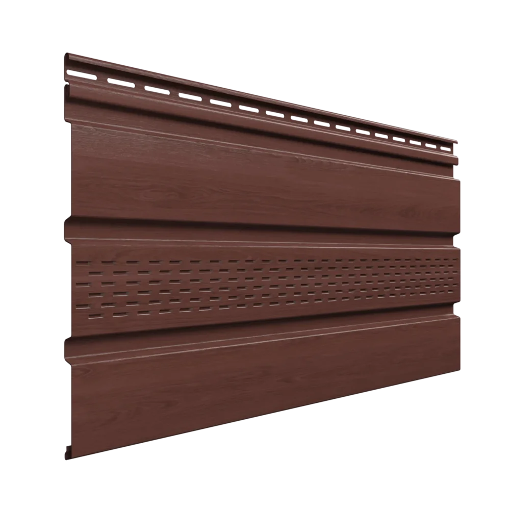 Технониколь Софит с центральной перфорацией Каштан