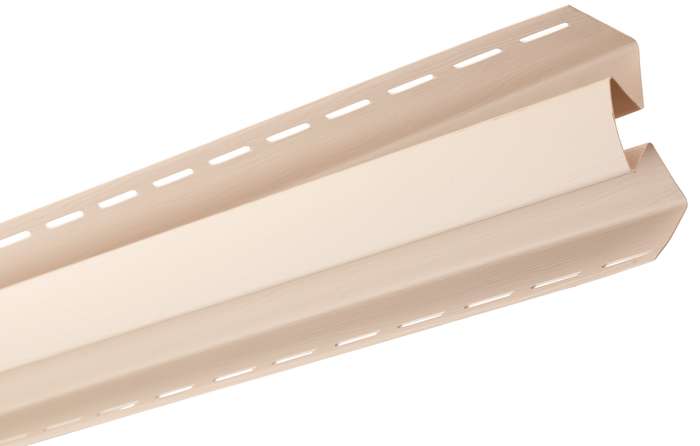Альта-Профиль Планка внутренний угол Blockhouse Винил Бежевая