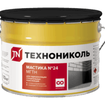 Технониколь Мастика гидроизоляционная №24 (МГТН), 10 кг Технониколь Мастика гидроизоляционная №24 (МГТН), 10 кг