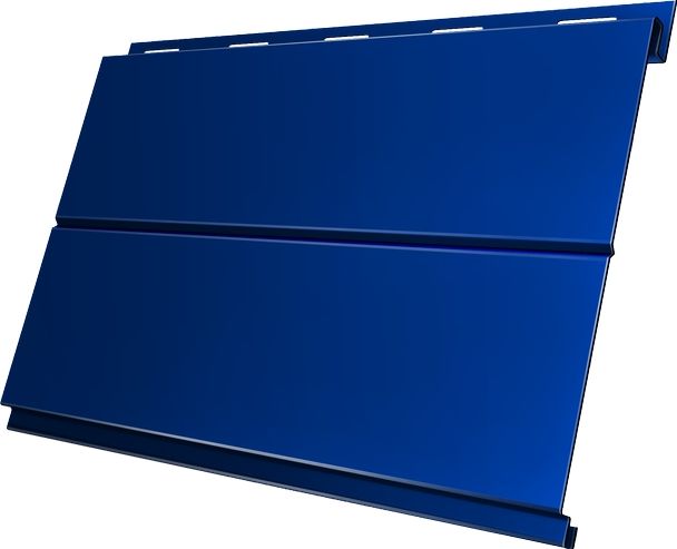 Grand Line Сайдинг Вертикаль line Satin 0,5 мм Ral 5005