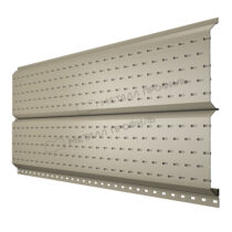 МеталлПрофиль Софит Lбрус с перфорацией Ре 0,45 мм Ral 1015