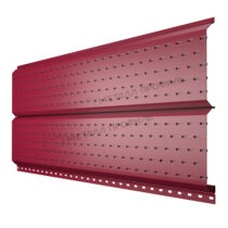 МеталлПрофиль Софит Lбрус с перфорацией Ре 0,45 мм Ral 3005