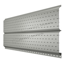 МеталлПрофиль Софит Lбрус с перфорацией Ре 0,45 мм Ral 9002