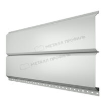 МеталлПрофиль Сайдинг Lбрус Norman 0,5 мм Ral 9003