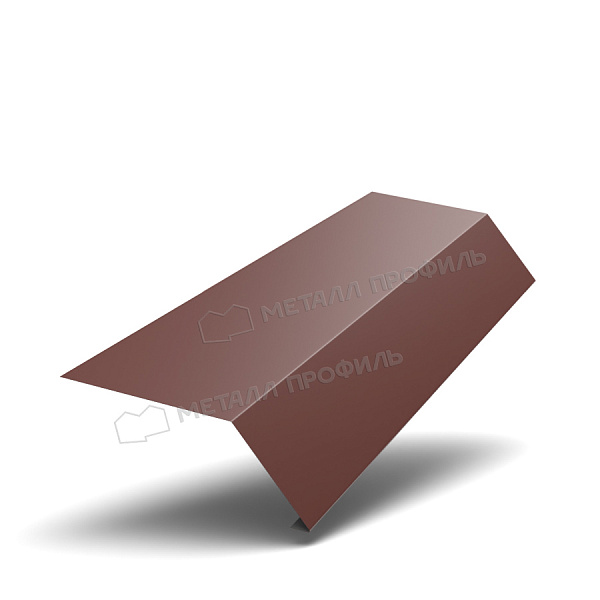 МеталлПрофиль Планка карнизная 100х69 Purman 0,5 мм RR32 МеталлПрофиль Планка карнизная 100х69 Norman 0,5 мм Ral 8017