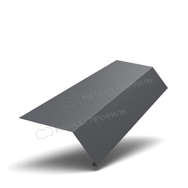 МеталлПрофиль Планка карнизная 100х69 VikingMP E 0,5 мм Ral 7024 МеталлПрофиль Планка карнизная 100х69 VikingMP E 0,5 мм Ral 7024