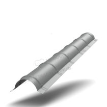 МеталлПрофиль Планка конька круглого R110 Norman-0,5 мм Ral 9006 МеталлПрофиль Планка конька круглого R110 Norman-0,5 мм Ral 9006