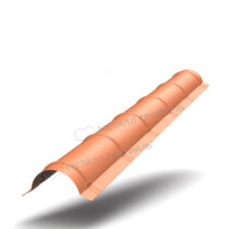 МеталлПрофиль Планка конька круглого R110 Viking E 0,5 мм Ral 8004