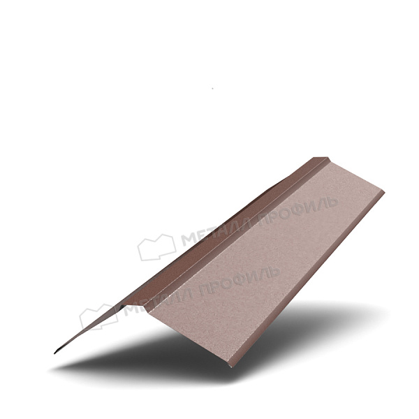 МеталлПрофиль Планка конька плоского 190х190 VikingMP E 0,5 мм Ral 8017 МеталлПрофиль Планка конька плоского 190х190 Puretan 0,5 мм RR32