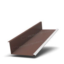 МеталлПрофиль Планка примыкания нижняя Purman 0,5 мм Ral 8017