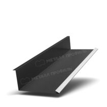 МеталлПрофиль Планка примыкания нижняя Purman 0,5 мм Ral 9005