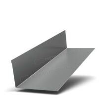 МеталлПрофиль Планка примыкания верхняя Norman 0,5 мм Ral 9006