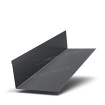 МеталлПрофиль Планка примыкания верхняя VikingMP E 0,5 мм Ral 7024