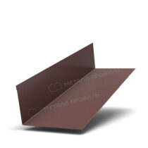 МеталлПрофиль Планка примыкания верхняя Puretan 0,5 мм RR32