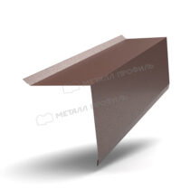 МеталлПрофиль Планка торцевая 135х145 VikingMP E 0,5 мм Ral 8017