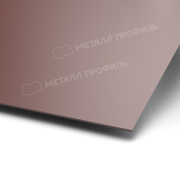 МеталлПрофиль Плоский лист 2000х1250 с защитной пленкой Pe 0,45мм RR 32 МеталлПрофиль Плоский лист 2000х1250 с защитной пленкой Pe 0,4мм Ral 8017 — изображение 2