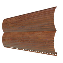 МеталлПрофиль Сайдинг Woodstock Ecosteel 0,5мм Мореный Дуб