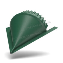 МеталлПрофиль Заглушка конька конусная Purman 0,5 мм Ral 6005