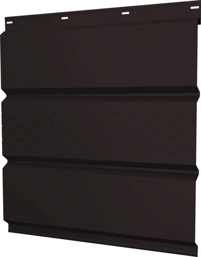 Grand Line Софит центр. перфорация Velur X 0,5 мм Ral 9005