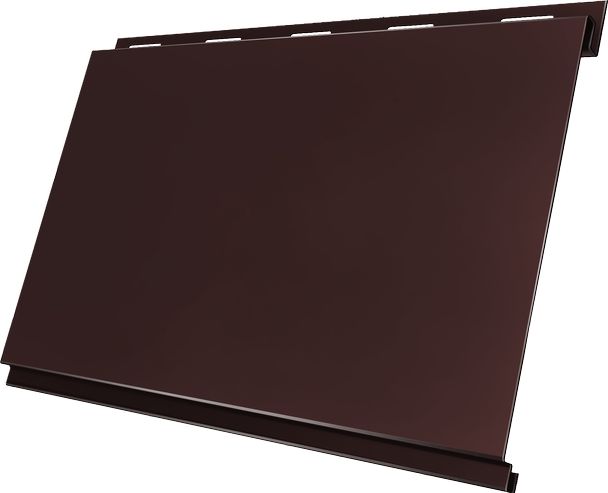 Grand Line Сайдинг Вертикаль classic Drap 0,45 мм Ral 8017