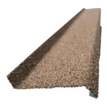 Технониколь Планка цокольная металлическая гранулят Коричнево-бежевый