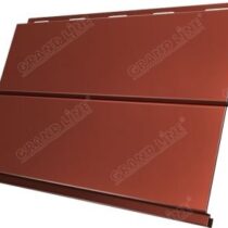 Grand Line Сайдинг Вертикаль prof Drap 0,45 мм Ral 8004