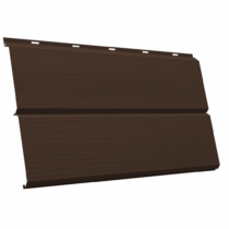 Grand Line Сайдинг ЭкоБрус Pe 0,45 мм Ral 8017