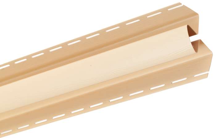 Альта-Профиль Планка внутренний угол Blockhouse Винил Золотистая