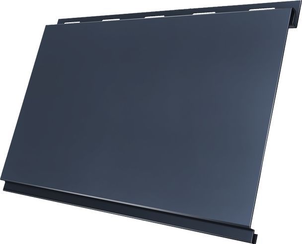 Grand Line Сайдинг Вертикаль classic Drap 0,45 мм Ral 7024