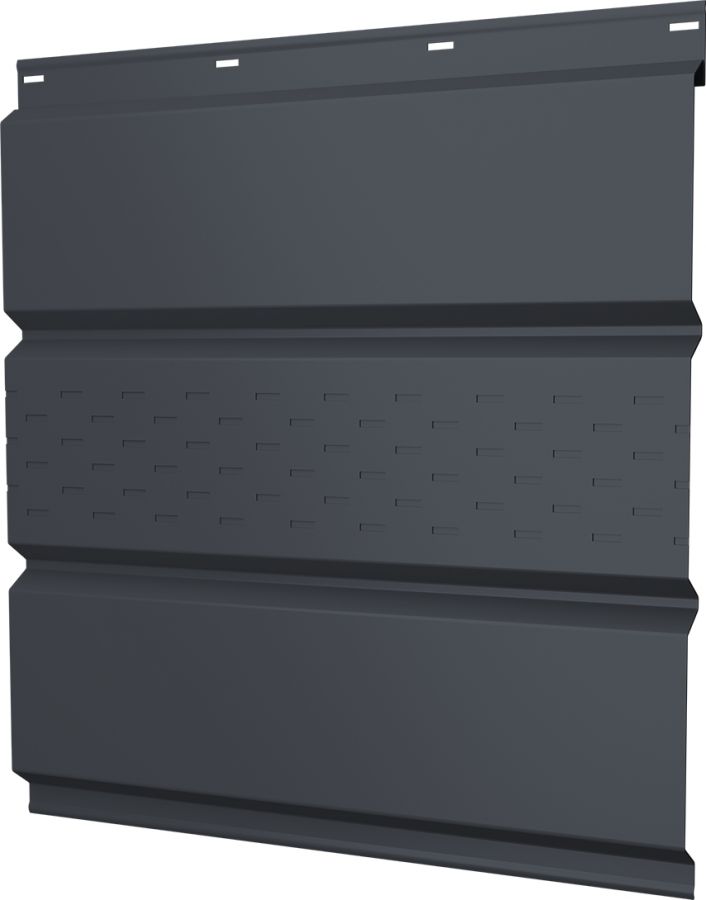 Grand Line Софит центр. перфорация Rooftop Бархат 0,5 мм Ral 7024