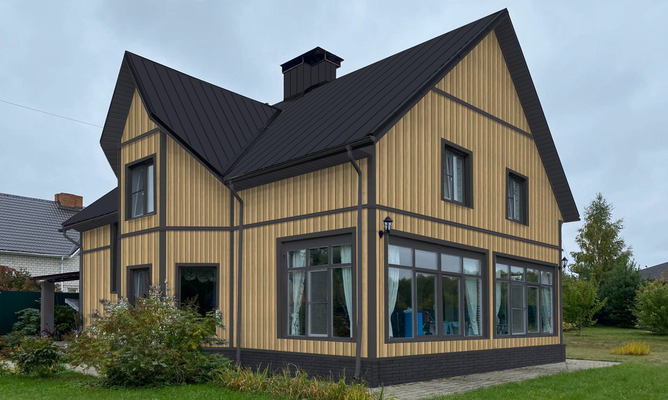 Grand Line Сайдинг S6,3 Вертикальный Tundra — изображение 9