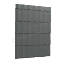 МеталлПрофиль Профиль декоративный Монтерра ПЭ 0,45 мм Ral 7005