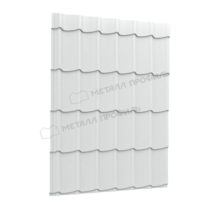 МеталлПрофиль Профиль декоративный Монтерра ПЭ 0,45 мм Ral 9003