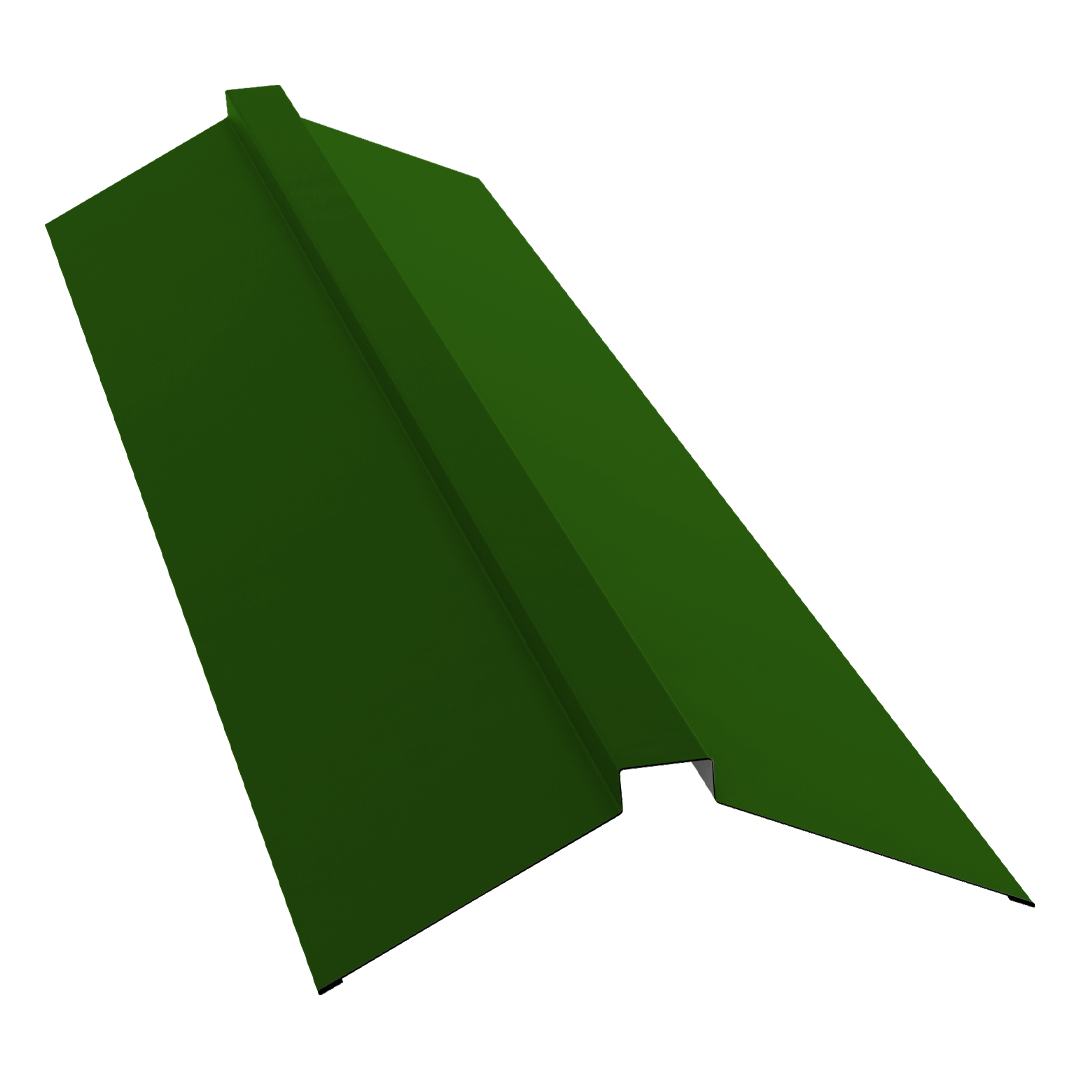 Grand Line Конек плоский 150х40х150 мм Pe 0,45 мм Ral 6002 Grand Line Конек плоский 150х40х150 мм Pe 0,45 мм Ral 6002