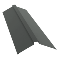 Grand Line Конек плоский 150х40х150 мм Pe 0,45 мм Ral 7005