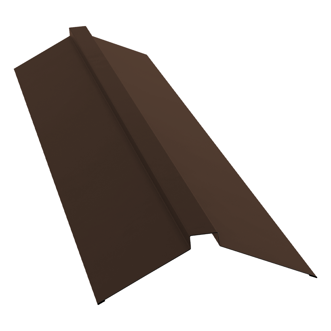 Grand Line Конек плоский 150х40х150 мм Velur Х 0,5 мм Ral 8017 Grand Line Конек плоский 150х40х150 мм Velur Х 0,5 мм Ral 8017