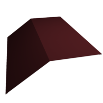 Grand Line Конек плоский 190х190 мм Pe 0,45мм Ral 3005