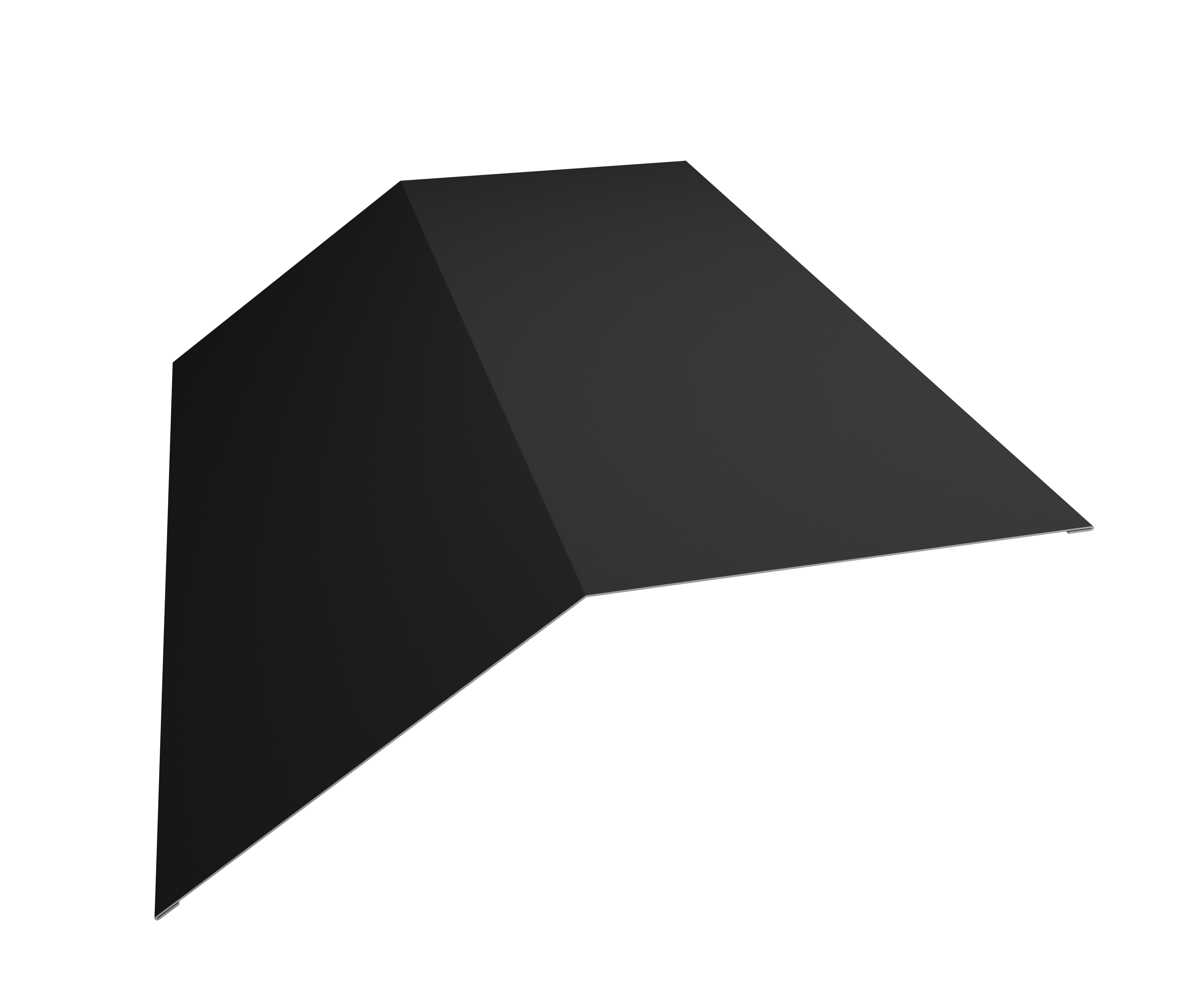 Grand Line Конек плоский 190х190 Satin Matt 0,5 мм Ral 7016 Grand Line Конек плоский 190х190 Satin Matt 0,5 мм Ral 7016