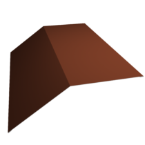 Grand Line Конек плоский 190х190 Satin Matt 0,5 мм Ral 8004 Grand Line Конек плоский 190х190 Satin Matt 0,5 мм Ral 8004