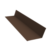 Grand Line Планка примыкания 90х140 мм Pe 0,45мм Ral 8017