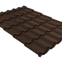 Grand Line Металлочерепица Классик Satin Matt 0,5 мм Ral 8017 Grand Line Металлочерепица Классик Satin Matt 0,5 мм Ral 8017