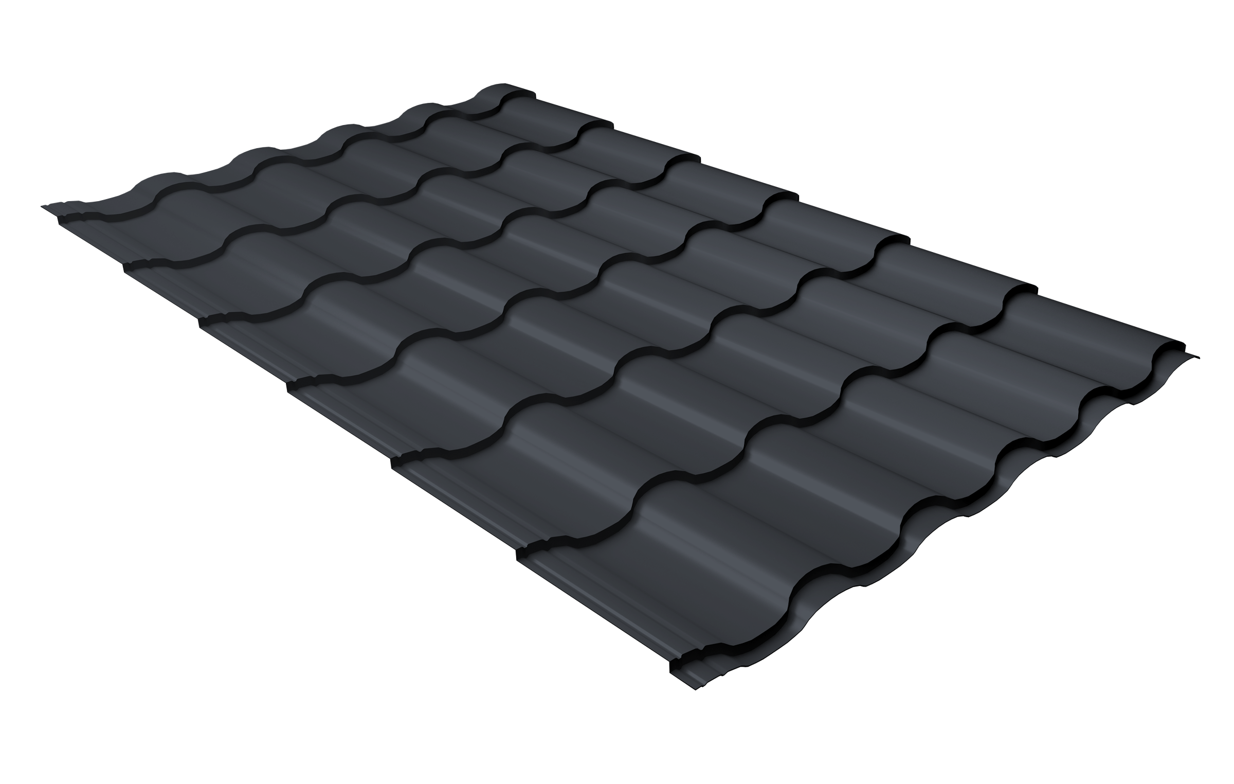 Grand Line Профиль волновой Кредо Drap 0,45 мм Ral 7024