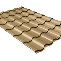 Grand Line Профиль волновой Кредо Pe 0,45 мм Ral 1014