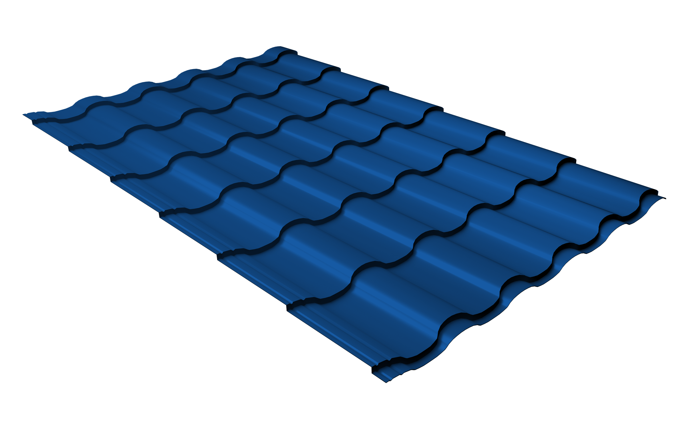 Grand Line Профиль волновой Кредо Pe 0,45 мм Ral 5005