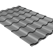 Grand Line Профиль волновой Кредо Pe 0,45 мм Ral 9006