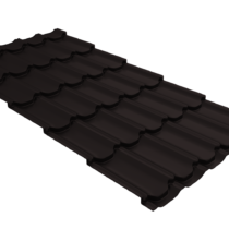 Grand Line Профиль волновой Квинта Плюс Drap 0,45 мм Ral 9005