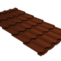 Grand Line Профиль волновой Квинта Плюс Pe 0,45 мм Ral 3009